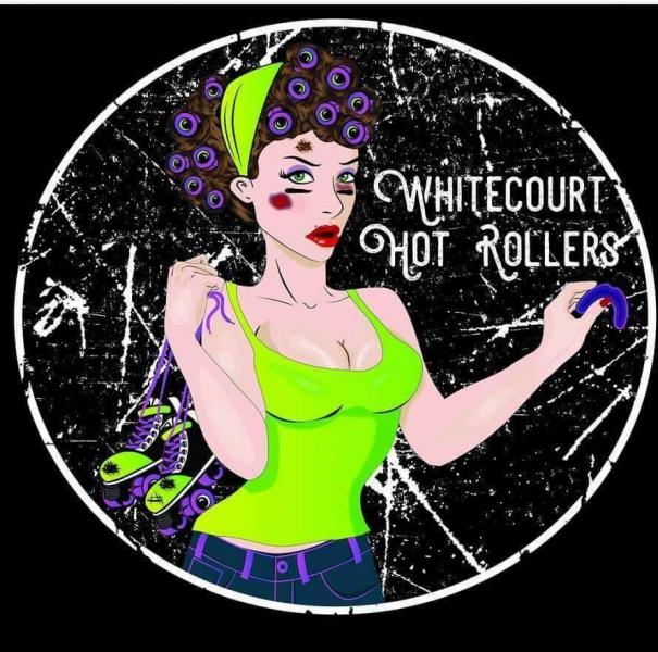 Whitecourt Roller Derby League logo